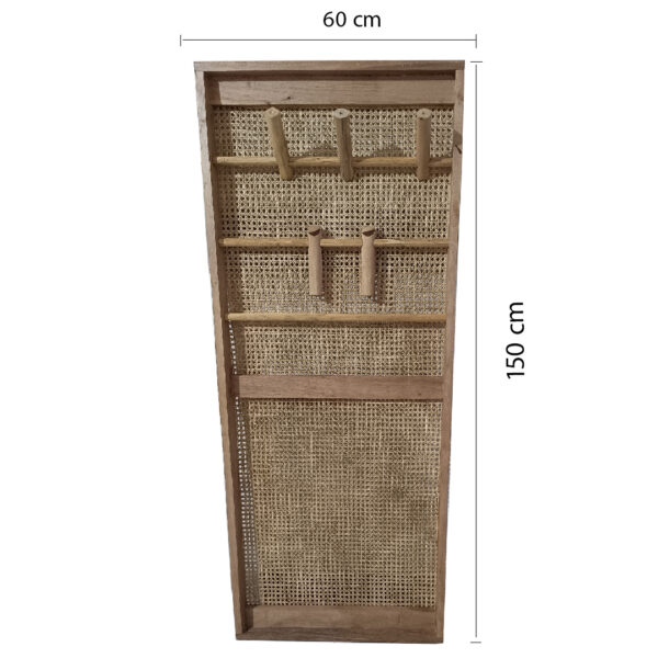 چوب لباسی قاب دار دیواری ( حصیر دار)