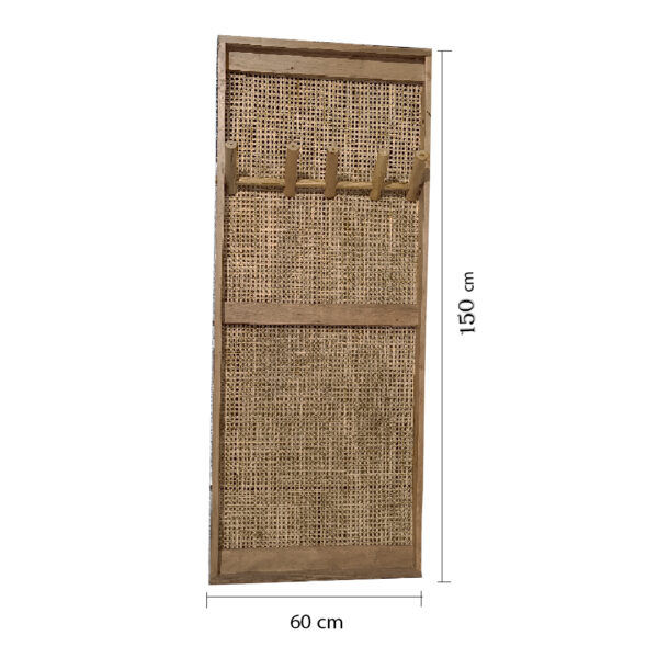 چوب لباسی قاب دار دیواری ( حصیر دار)