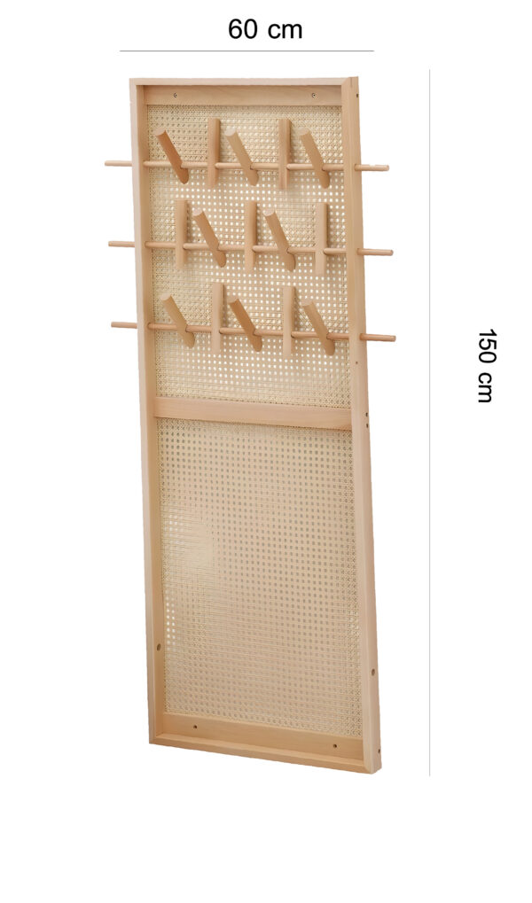 چوب لباسی قاب دار دیواری ( حصیر دار)